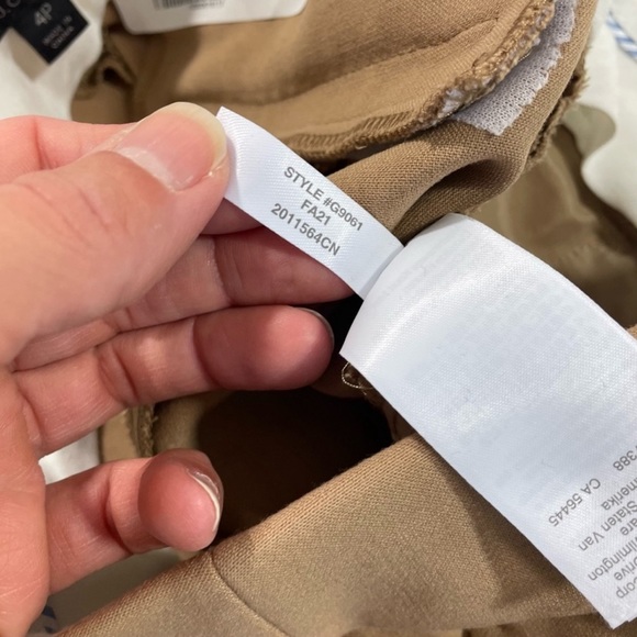 J Crew Petite Cameron Slim Crop Pants Four Season Stretch Size 4P - Picture 2 of 9